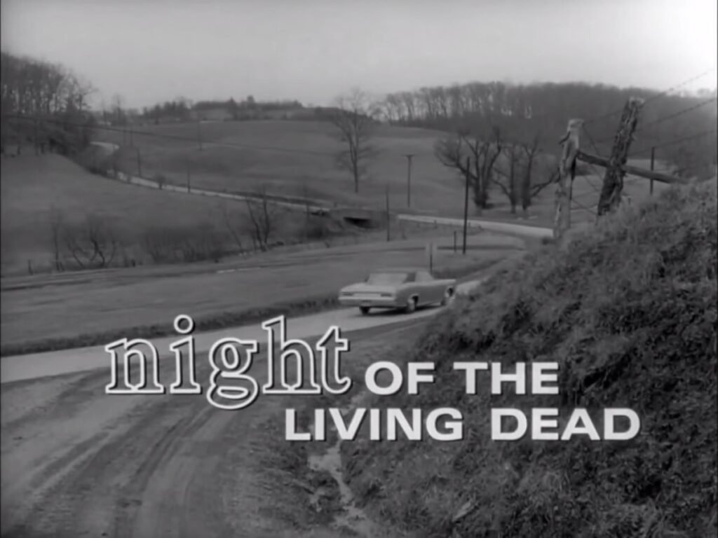 Title card from the 1968 film Night of the Living Dead