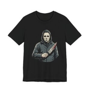 Michael Myers Knife Graphic T-Shirt