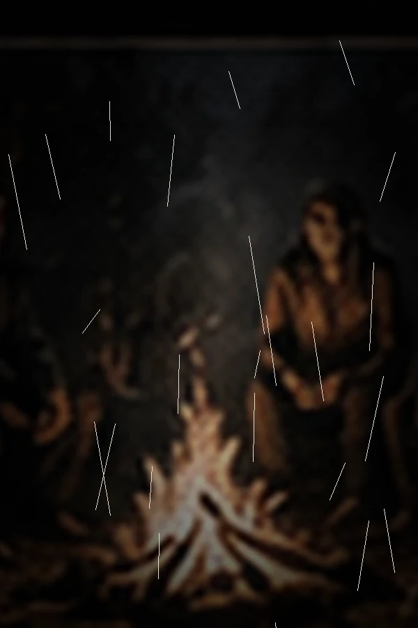 Original vertical horror illustration used for a franchise timeline entry.